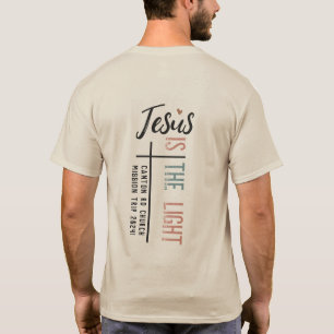 T-shirt "Jésus est la Lumière", Section personnalisable su