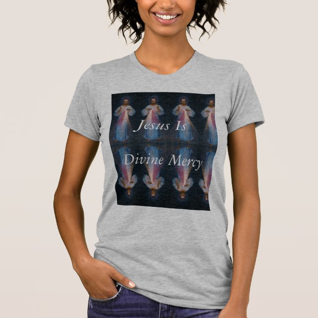 T-shirt Jésus Est La Miséricorde Divine (Devant)