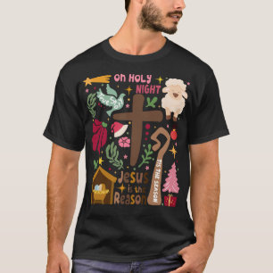 T-shirt Jésus est la raison de la friandise chrétienne rel