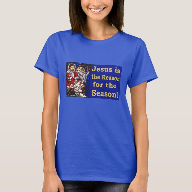 T-shirt Jésus est la raison de la saison (Devant)