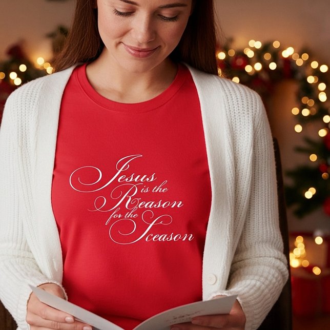 T-shirt Jésus est la raison de la saison (Créateur téléchargé)