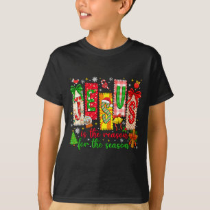 T-shirt Jésus Est La Raison De La Saison Chrétien Noël