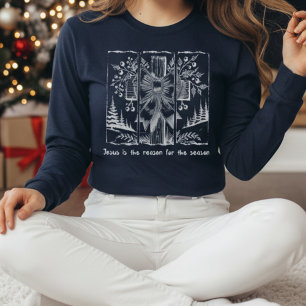 T-shirt Jésus Est La Raison De La Saison De Noël