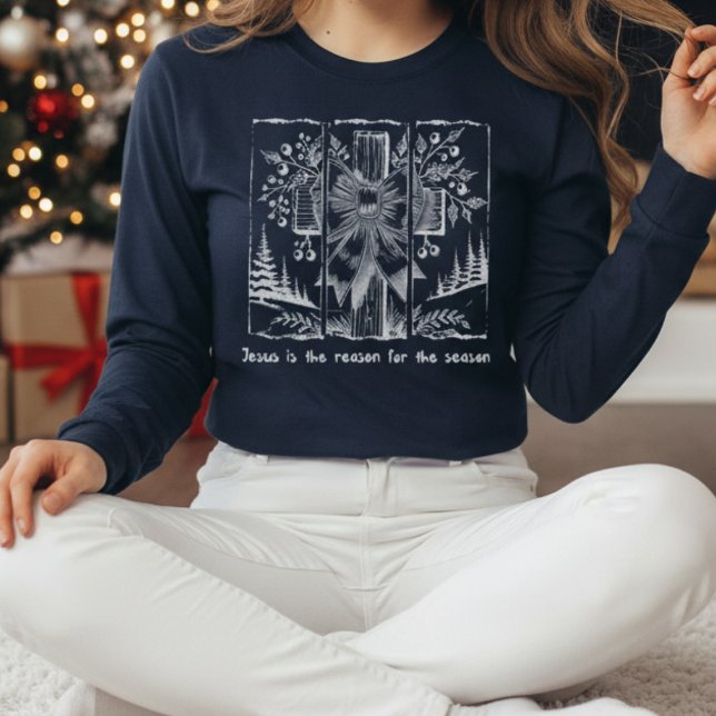 T-shirt Jésus Est La Raison De La Saison De Noël (Créateur téléchargé)