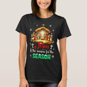 T-shirt Jésus Est La Raison De La Saison Foi Chrétienne