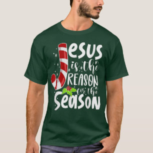T-shirt Jésus est la raison de la saison foi chrétienne