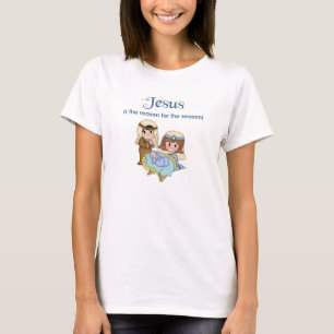T-shirt Jésus est la raison de Noël Chemise de la Nativité