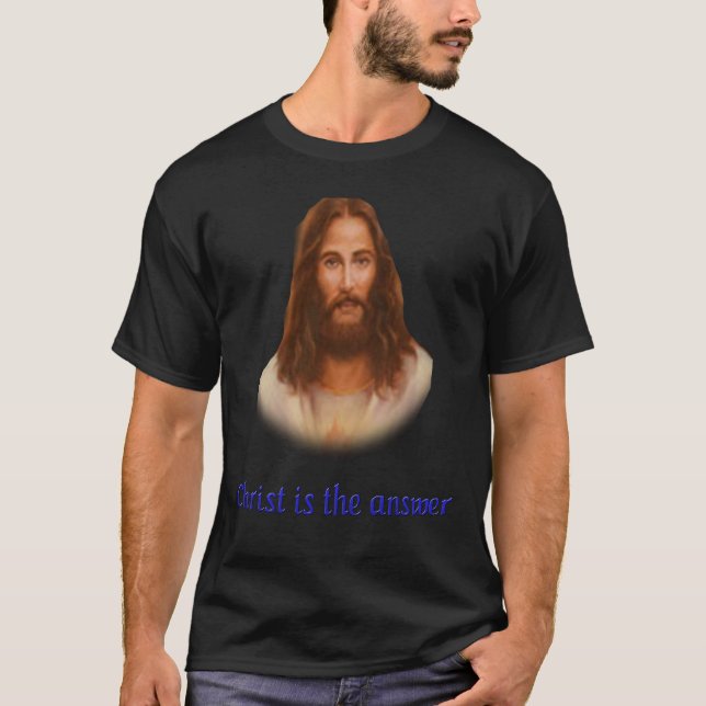 T-shirt Jésus est la réponse (Devant)