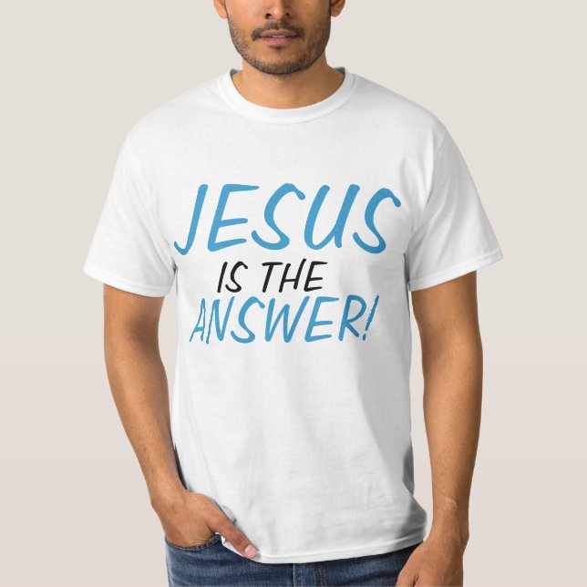 T-shirt JÉSUS est la RÉPONSE ! (Devant)
