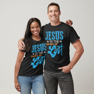 T-shirt Jésus Est La Source De Vie