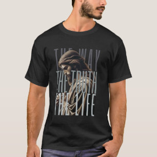 T-shirt Jésus est la Voie la Vérité et la Vie Bible Cathol