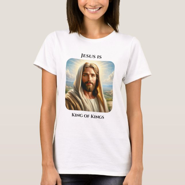 T-shirt Jésus est le roi des rois (Devant)