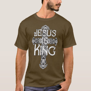 T-shirt Jésus est le Roi Sainte Écriture Christ Cristo Rey