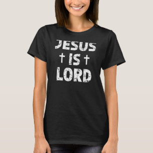 T-shirt Jésus est le Seigneur Croix conception graphique