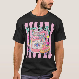 T-shirt Jésus Est Ma Confiture Dieu À La Fraise Foi Chréti