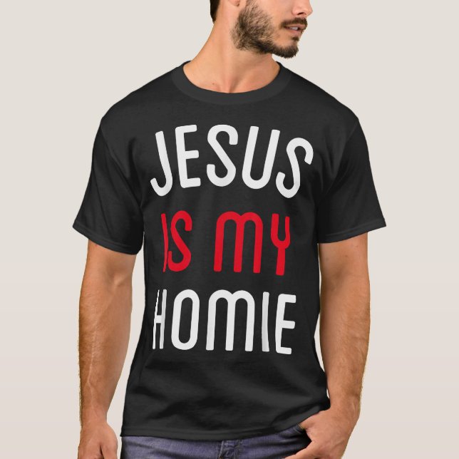 T-shirt Jésus Est Ma Maison Drôle Citation Tee  (Devant)
