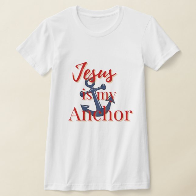 T-shirt Jésus est mon ancre (Poser)
