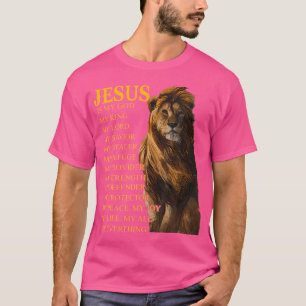 T-shirt Jésus Est Mon Dieu Roi Mon Seigneur Mon Sauveur Gu