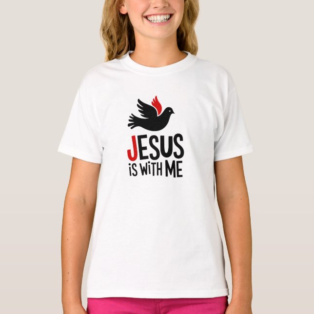 T-shirt Jésus est mon guitare (Devant)