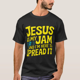 T-shirt Jésus Est Mon Jam Drôle Chrétien