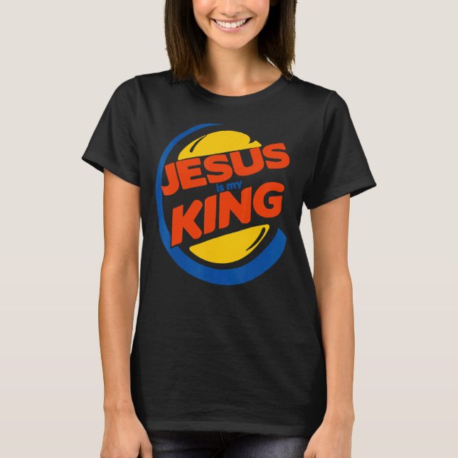 T-shirt Jésus est mon roi (Devant)