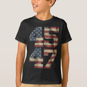 T-shirt Jésus Est Mon Sauveur Trump Est Mon Président Amér