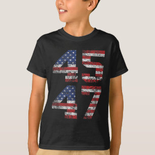 T-shirt Jésus Est Mon Sauveur Trump Est Mon Président Amér
