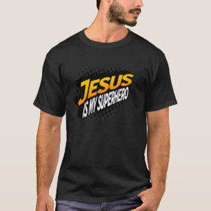 T-shirt Jésus est mon super-héros drôle chrétien religieux