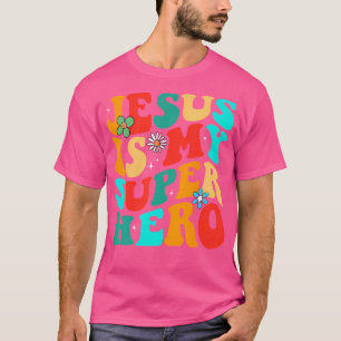 T-shirt Jésus Est Mon Superhéros Chrétien Religieux