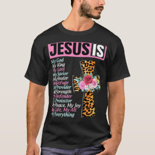 T-shirt Jésus Est Mon Tout Mon Tout Mon Dieu Seigneur Sauv