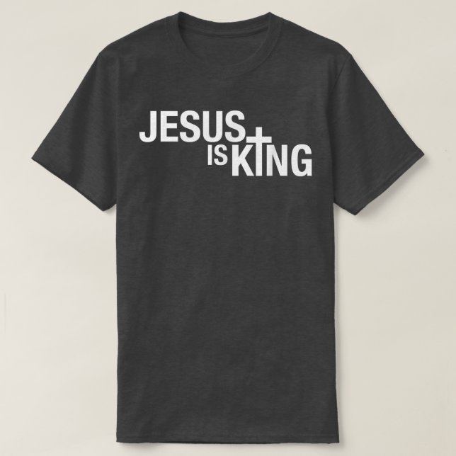 T-shirt Jésus est roi (Design devant)