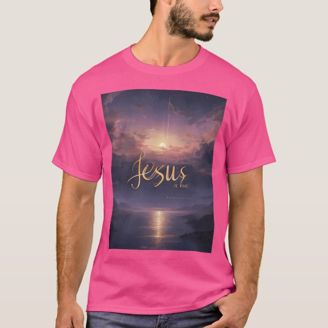 T-shirt Jésus est roi (Devant)