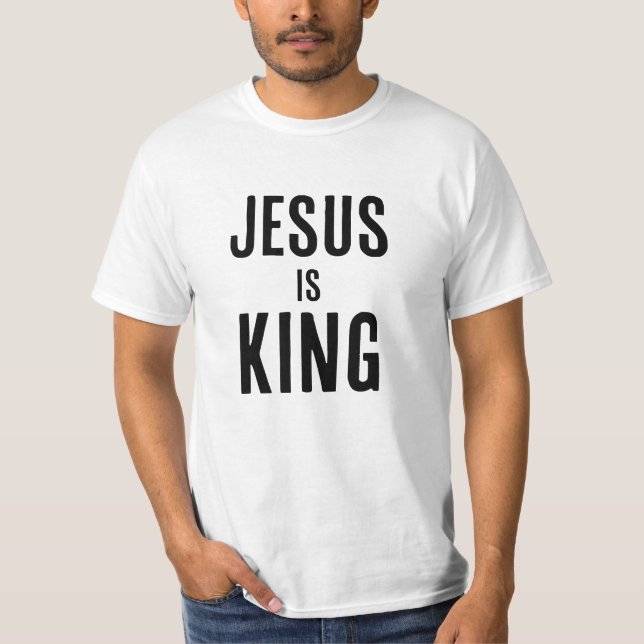 T-shirt Jésus est roi (Devant)