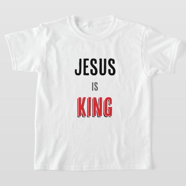 T-shirt Jésus est roi (Poser)