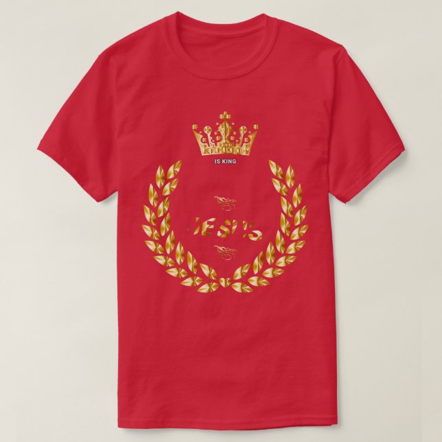 T-shirt Jésus est roi 1 (Design devant)