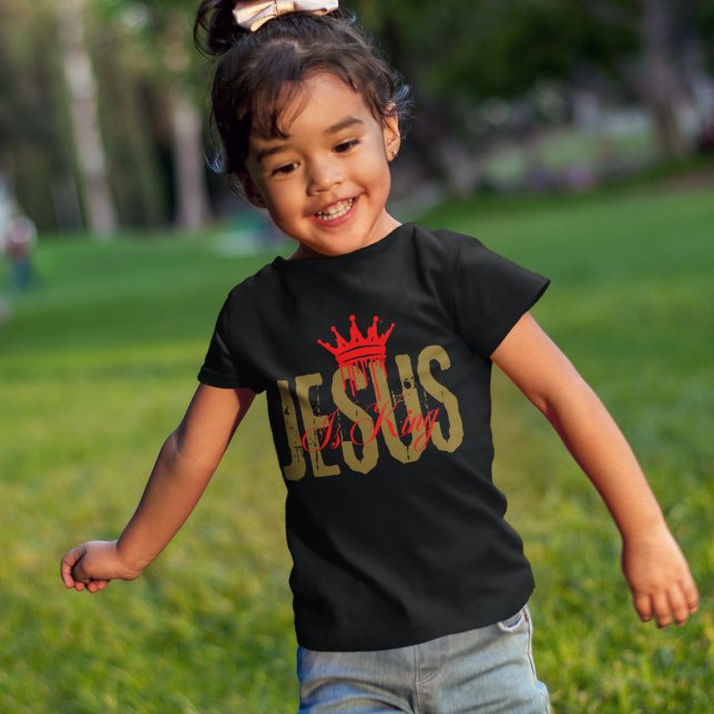 T-Shirt Jésus est Roi Bible Chrétienne Spirituelle Pour Fi (Créateur téléchargé)