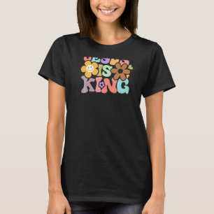 T-shirt Jésus Est Roi Fleur Visage Heureux Esthétique