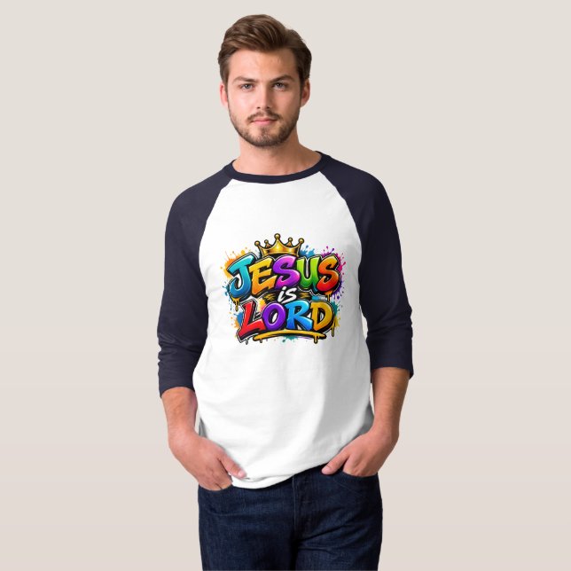 T-shirt Jésus est Seigneur (Devant entier)