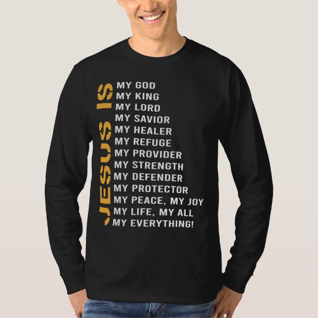 T-shirt Jésus est tout Jésus (Devant)