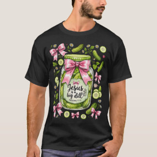 T-shirt Jésus Est Un Gros Cornichon Drôle Bow Pickle Chrét