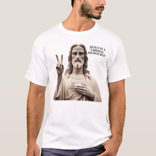 T-shirt Jésus est un libéral-démocrate