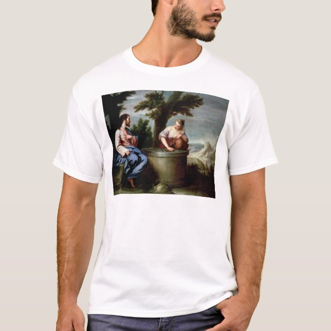 T-shirt Jésus et la femme samaritaine (Devant)