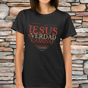T-shirt Jésus et la foi Coeur des femmes chrétiennes Espag