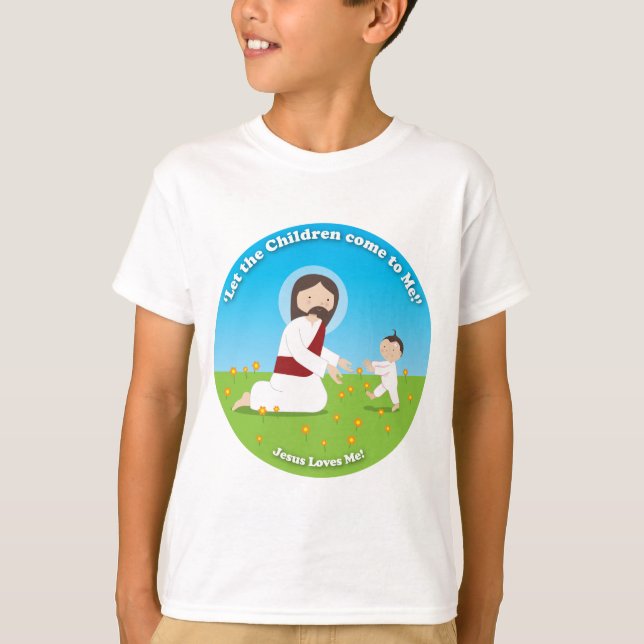 T-shirt Jésus et l'enfant (Devant)