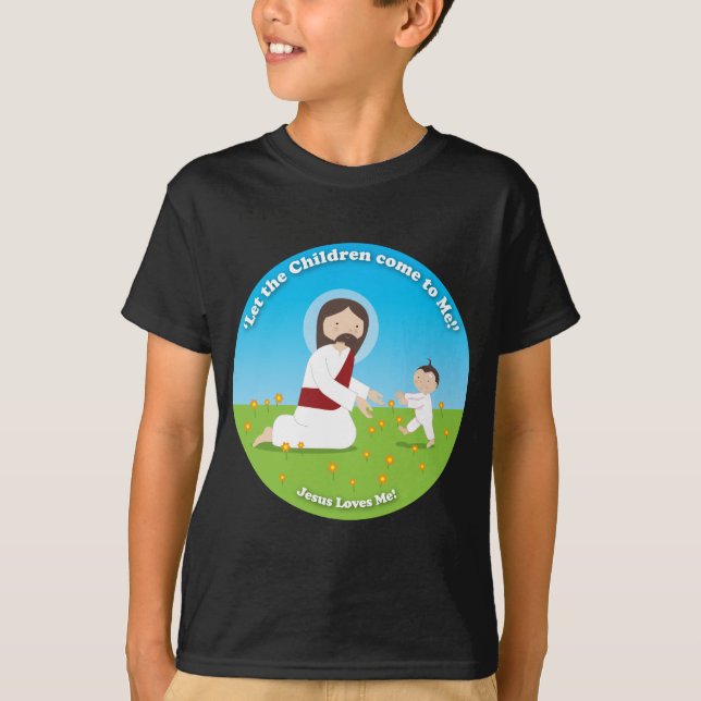 T-shirt Jésus et l'enfant (Devant)