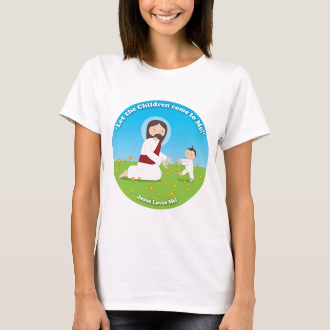T-shirt Jésus et l'enfant (Devant)