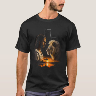 T-shirt Jésus et Lion