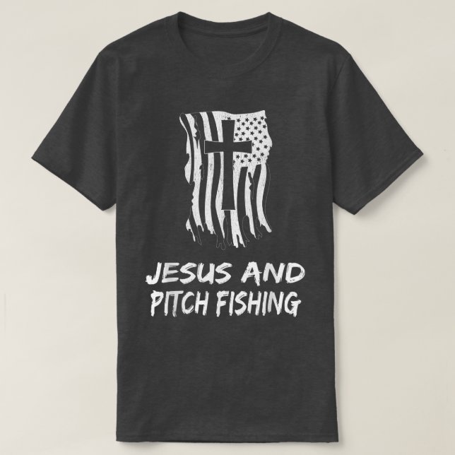 T-shirt Jésus Et Pêche  (Design devant)