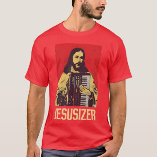 T-shirt Jésus et Synthesizerechno