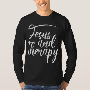 T-shirt Jésus Et Thérapie Humour Religieux Chrétien
